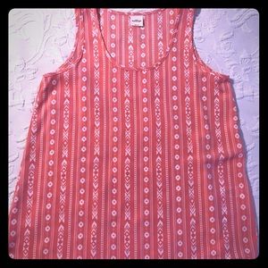 Kaileigh pink sleeveless blouse